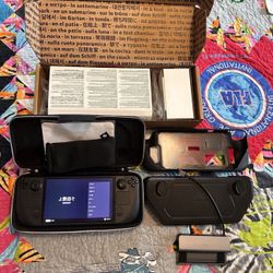 Perfect Working OLED 1TB with 512GB Micro SD Card Black, Dock, and JSAUX Case