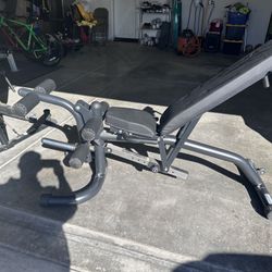 Body solid adjustable leg bench