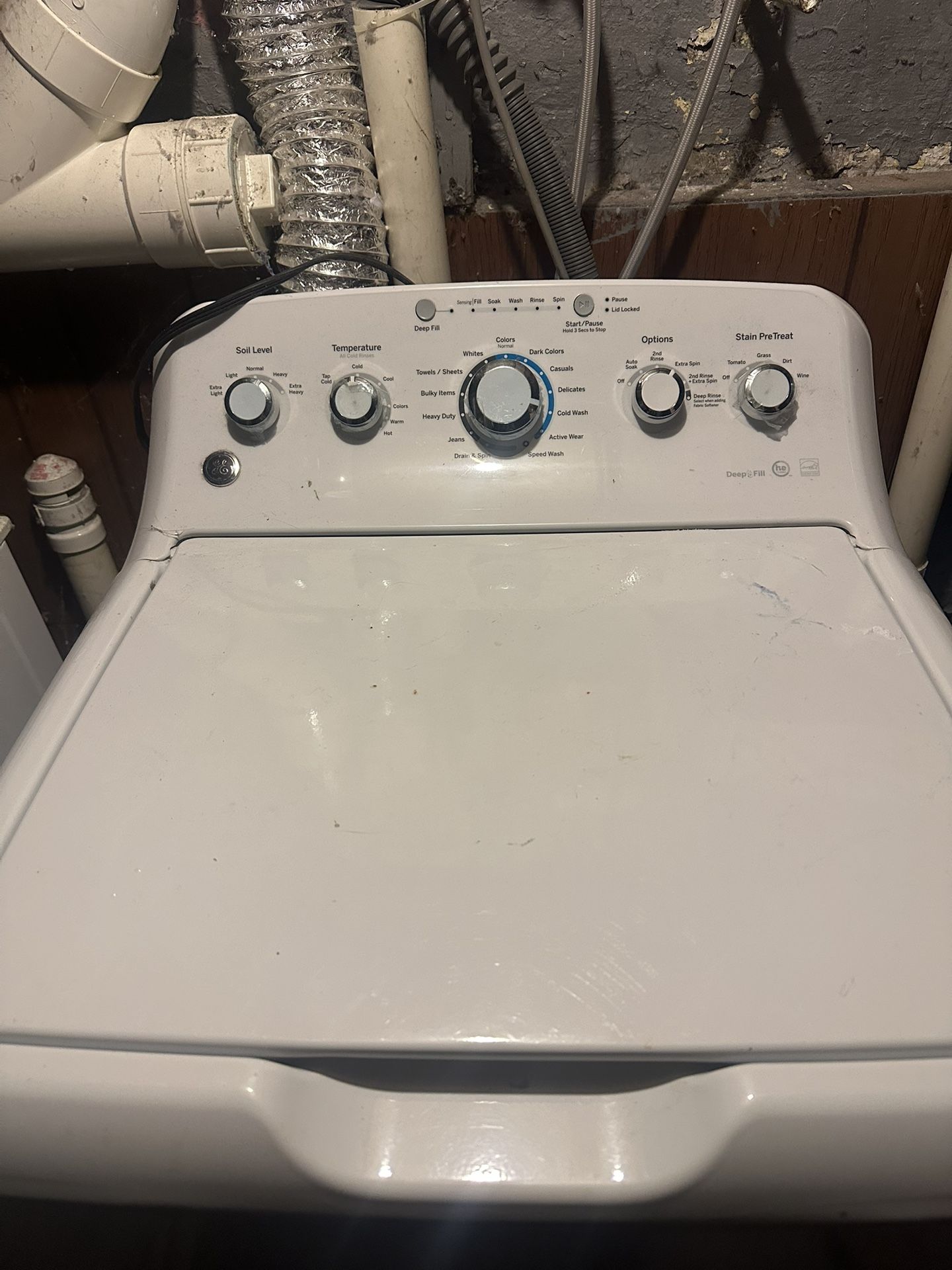 GE Deep Fill Top Load