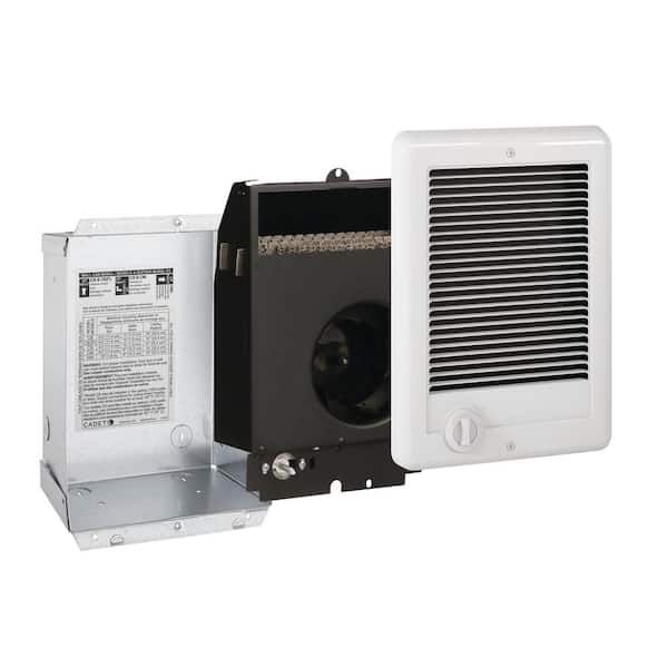 Fan forced wall heater