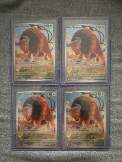 Tauros IR Pokémon TCG Card Lot of 4