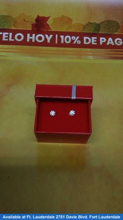 Double Stud Earring - Yellow Gold 14k (.585) 0.8 grams