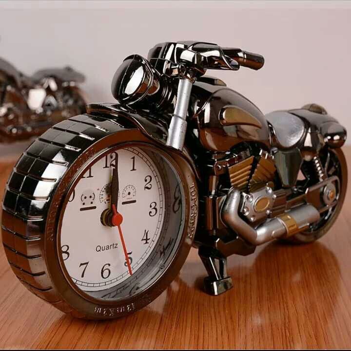 Motorcycle clock alarm multicolor