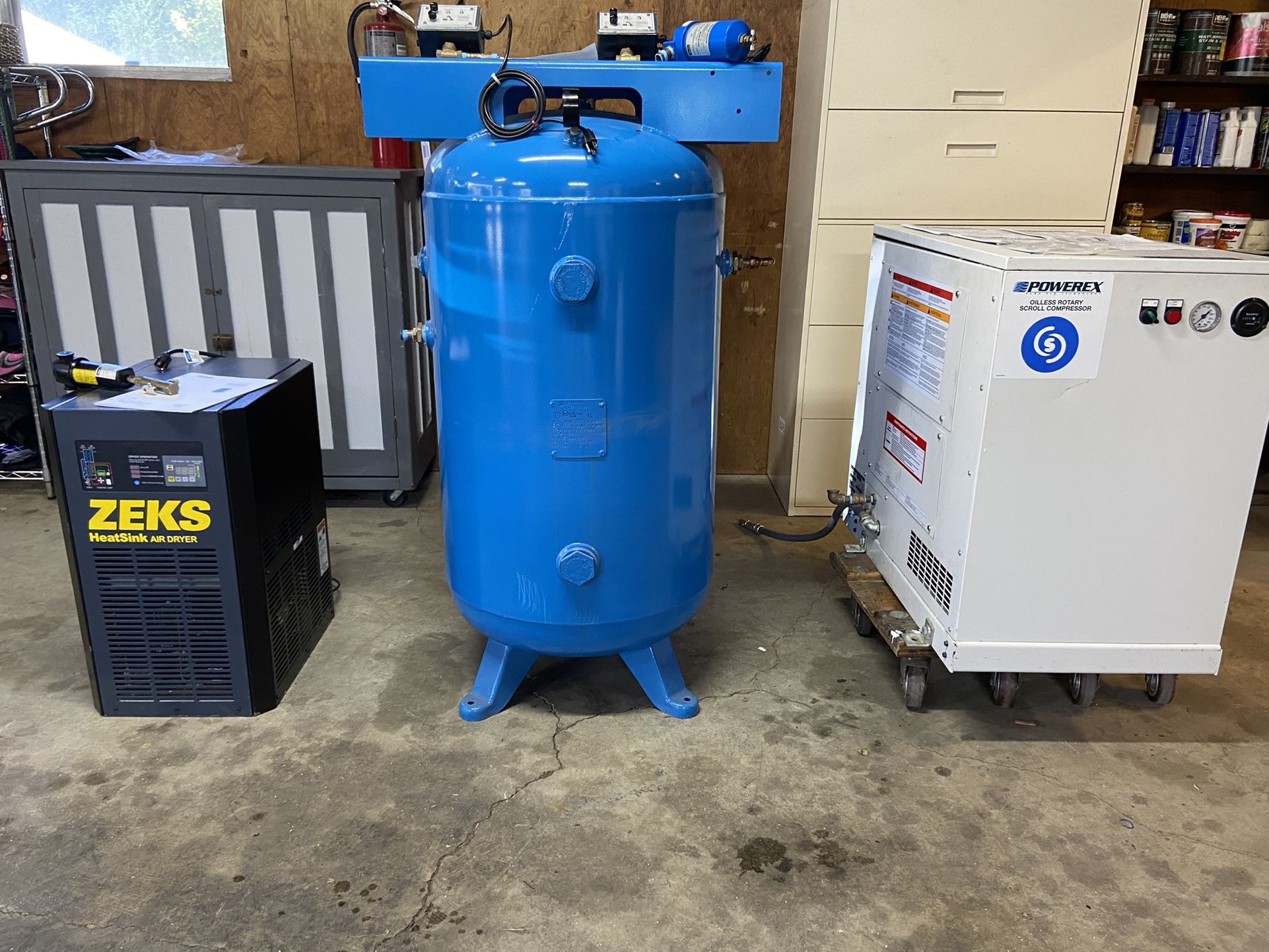 Complete Rotary Scroll Compressor System