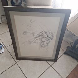 Cheyenne Warrior Painting 