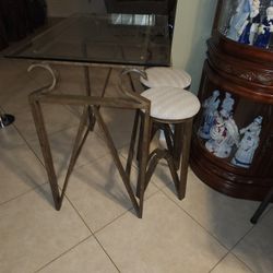 Table With Stools
