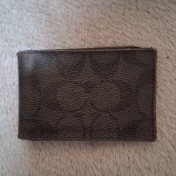 coach wallet for men