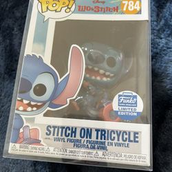 Stitch on tricycle Funko Pop