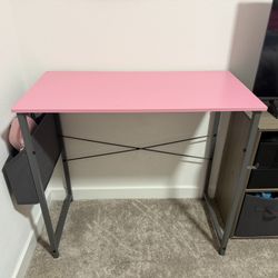 Pink Girls Desk