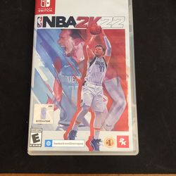 NBA 2k22 Video Game for Nintendo Switch Cartridge and Case