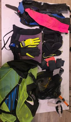 Used Scuba and snorkeling gear lot