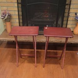 Set of 2 TV Trays / TV Tray Tables