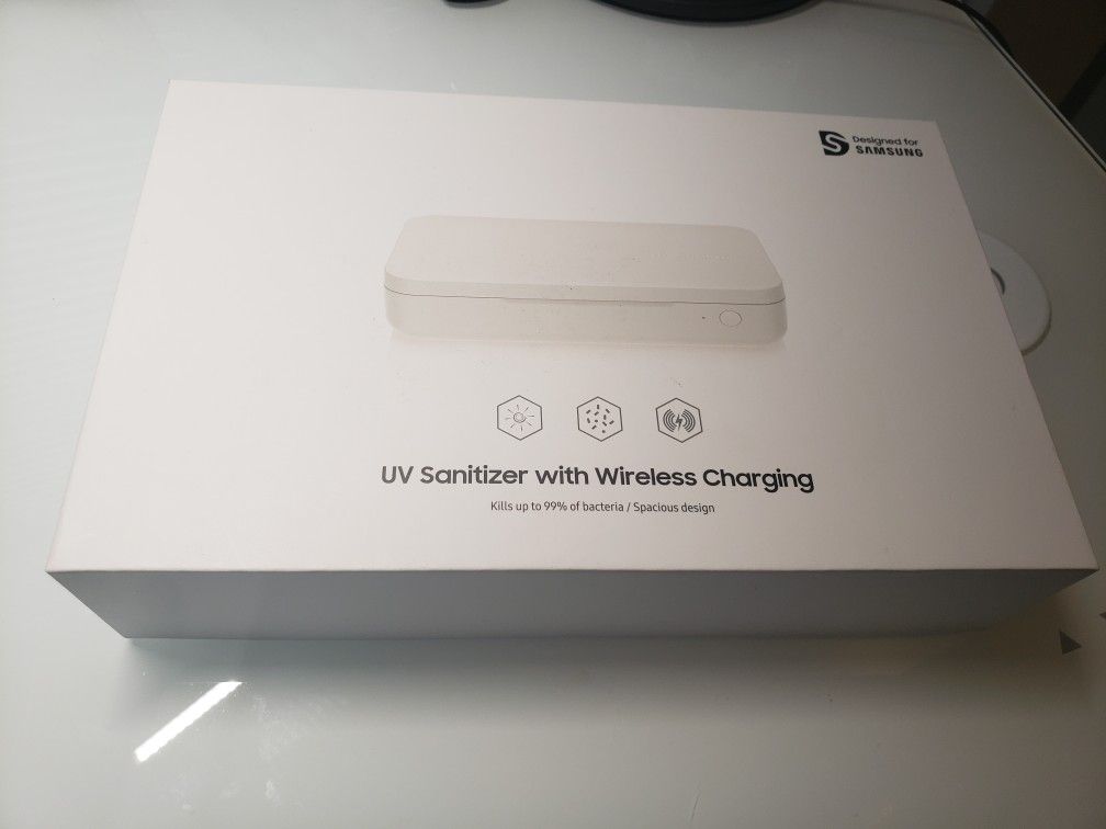 SAMSUNG UV SANITIZER WITH WIRELESS CHARGING