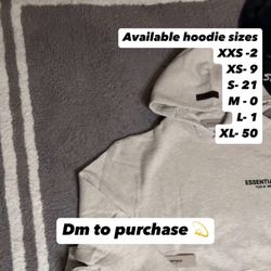 Fear of God Essentials Hoodie Dark Oatmeal 