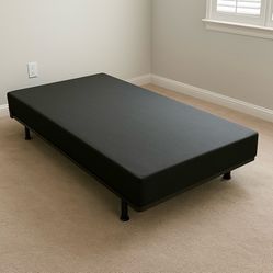 Twin Box Spring | Heavy-Duty Wood & Steel Construction | Factory Sealed, Never Used | Low Profile & Standard | Delivery Available