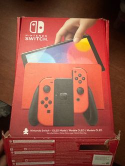Mario red OLED Nintendo switch