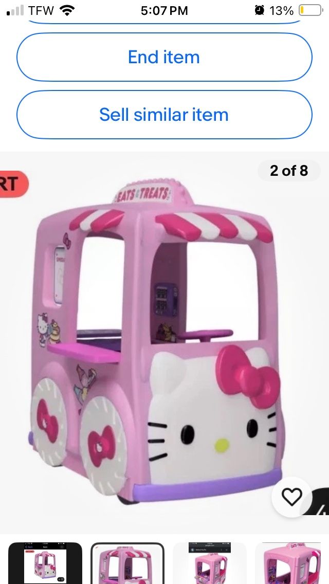 Hello Kitty Power Wheels Ice Cream Truck