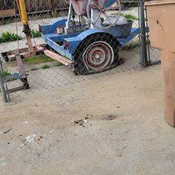 Cement Mixer On Trailor 