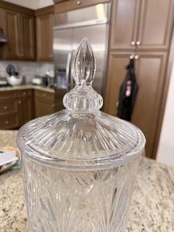 Crystal Beverage Dispenser – Cut Glass Drink Dispenser with Spigot