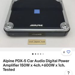 Alpine amplifier 