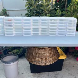 18 Cajitas Con 3 Cajon sitos Para Organizar $3 Cada Uno 