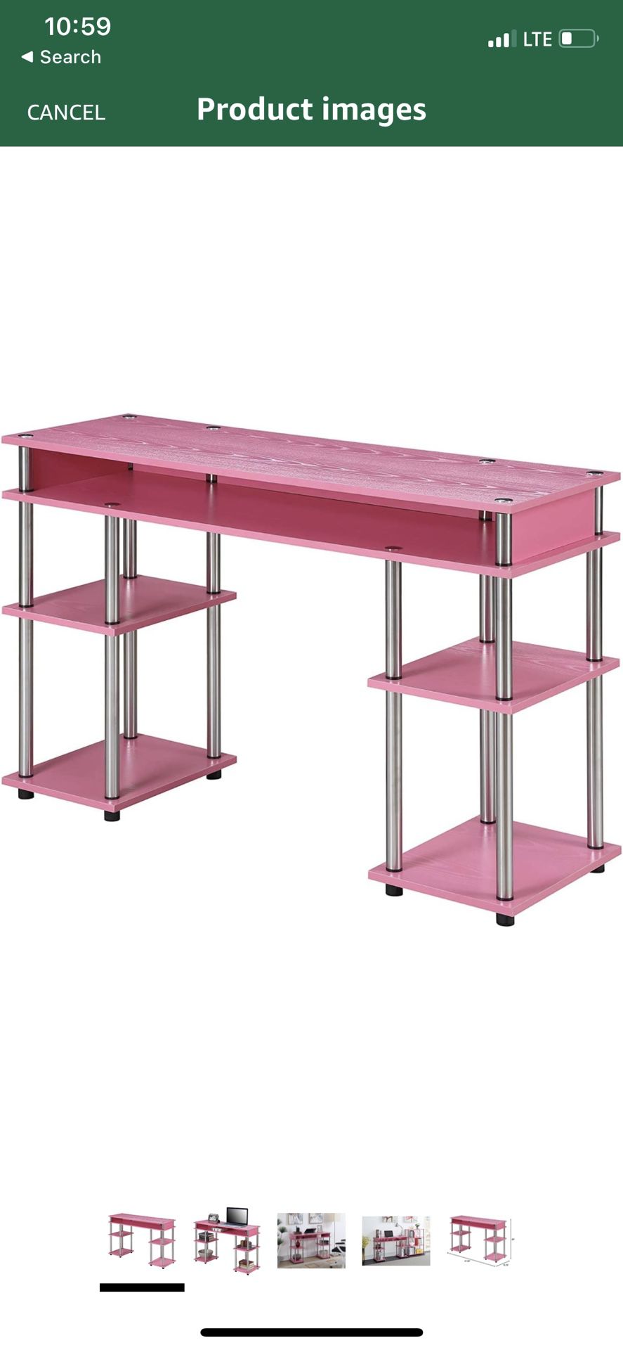 Pink student Desk