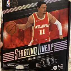 Trae Young NBA Starting Line Up 6” Action Figure
