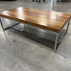 Stainless Steel Chrome Base Coffee Table 