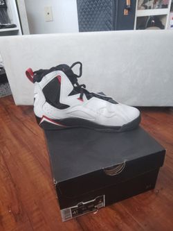 Jordan True Flight GS – White/Black/Varsity Red – Size 4.5Y