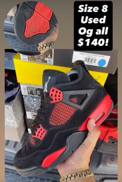 Jordan 4 red thunder