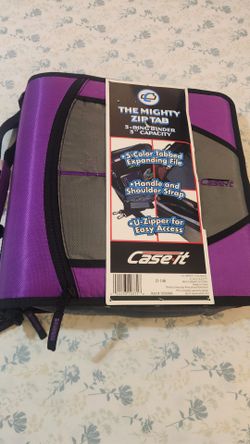 3 ring binder with handle and shoulder strap