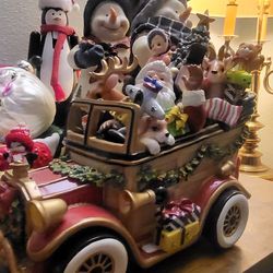 Vintage flitz&floyd santa music car