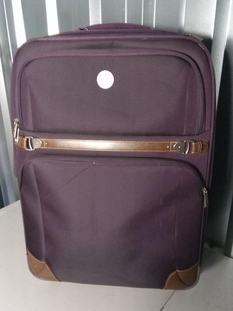 31"Purple Rolling Luggage Suitcase "Chaps"
