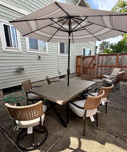 allen + roth Caledonia 7-Piece Patio Dining Set