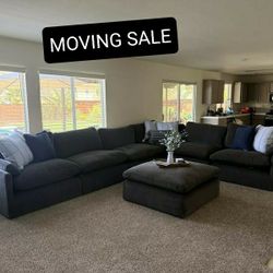 Cloud Couch Modular Sectional Sofa 7 Piece Set