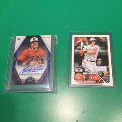 MOUNTCASTLE AND RUTSCHMAN.  MINT CONDITION. CERTIFIED AUTO ON MOUNTCASTLE.