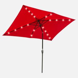 Solar LED Patio Umbrella 