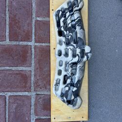 Metolius Rock Climbing Hangboard / Fingerboard – Mounted on Wood