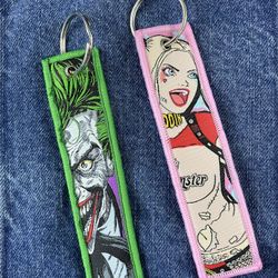 Joker & Harley Quinn 5 Inch Keychain Set