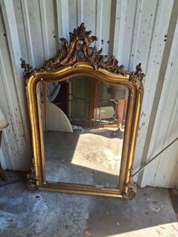Antique French mirror