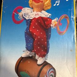 Vintage Uncle Joey Toy That Rolls Around Twirls And Circle Circles And Bounces The Ball On His Nose