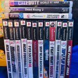 Playstation Games 12 PS2 GAMES 3 PS3 GAMES 