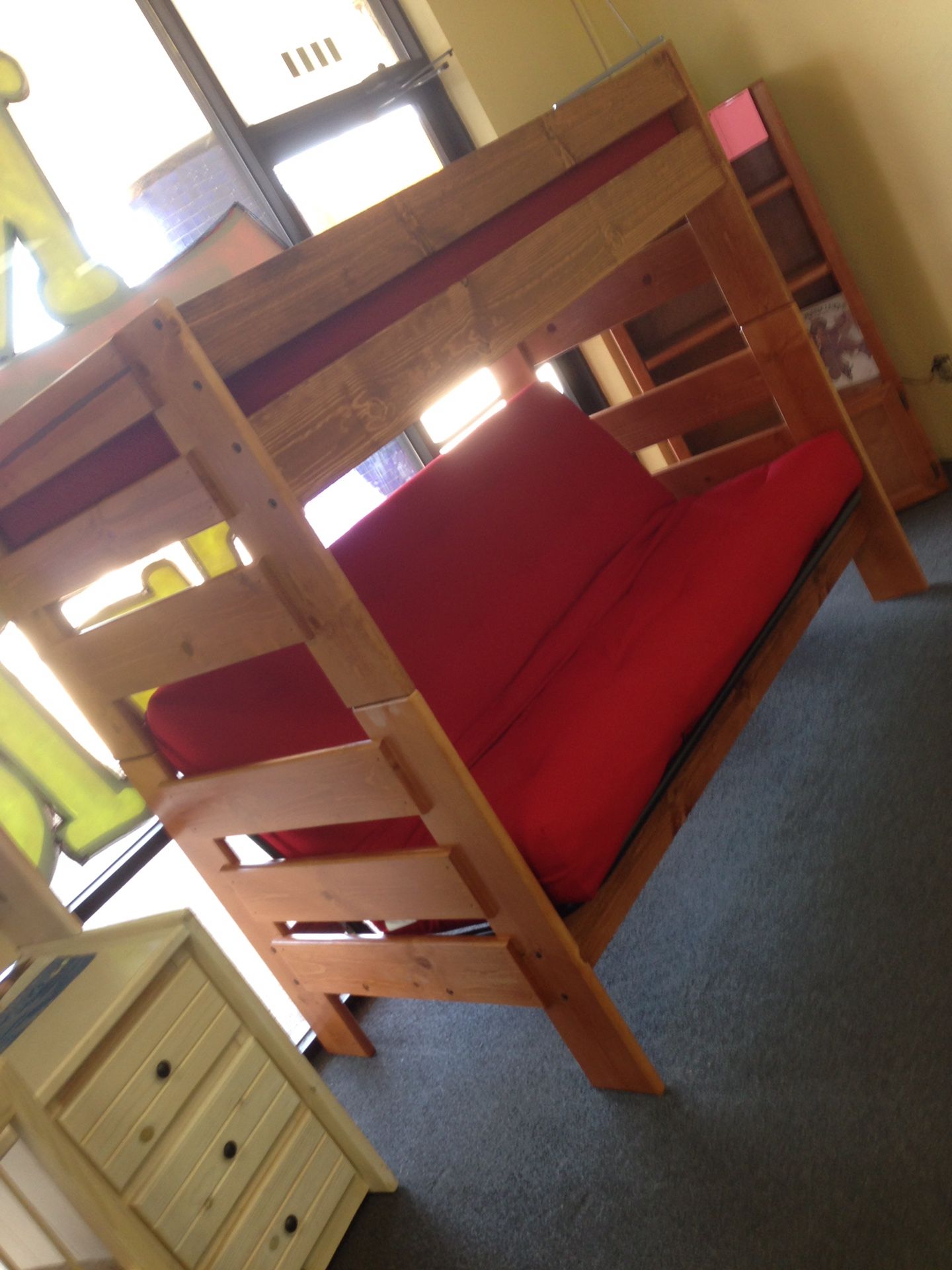 Futon bunk bed. Color choice