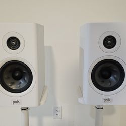 Polk Audio Reserve R200 Bookshelf Speakers - White - Like New