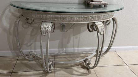 Glass Console Table