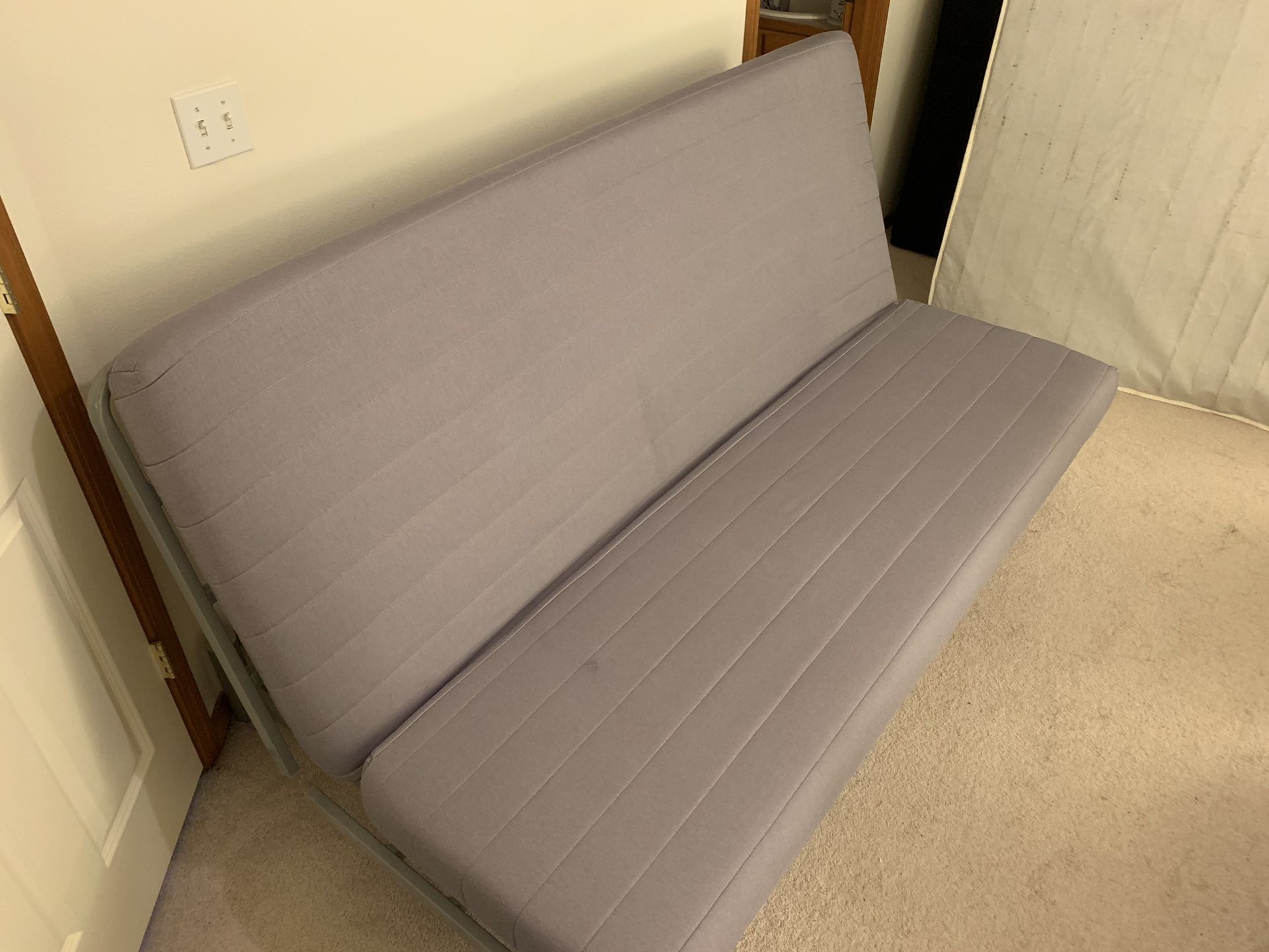 IKEA queen futon with slip-on cover