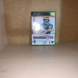 Madden 06 Xbox Game