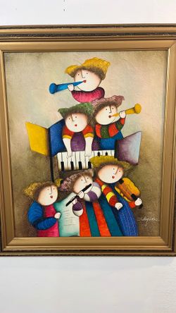 HAND PAINTED PICTURE 