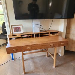 Løvig teak flip top desk designed by Peter Løvig Nielsen