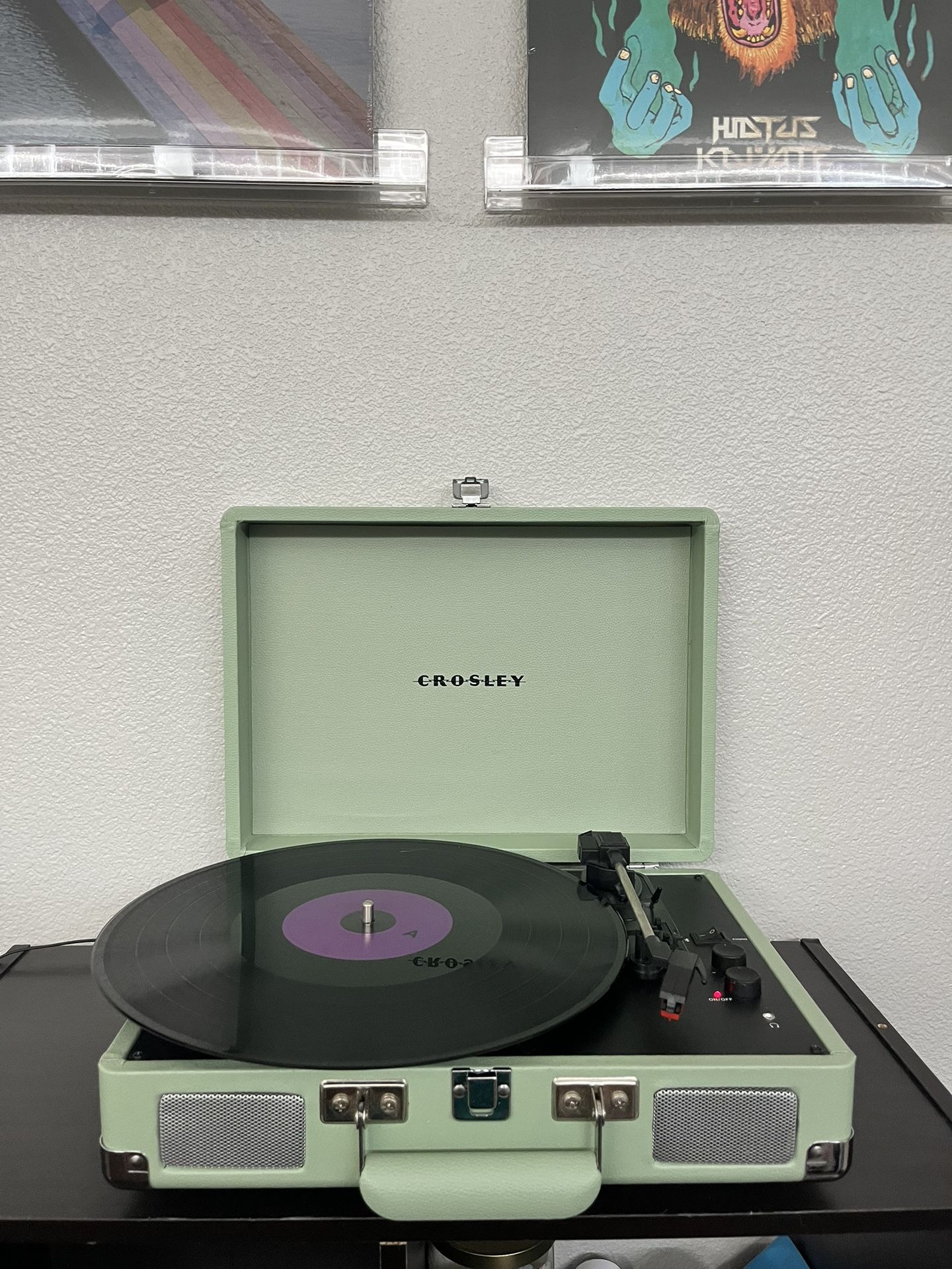Green Crosley Record Player (Cruiser)
